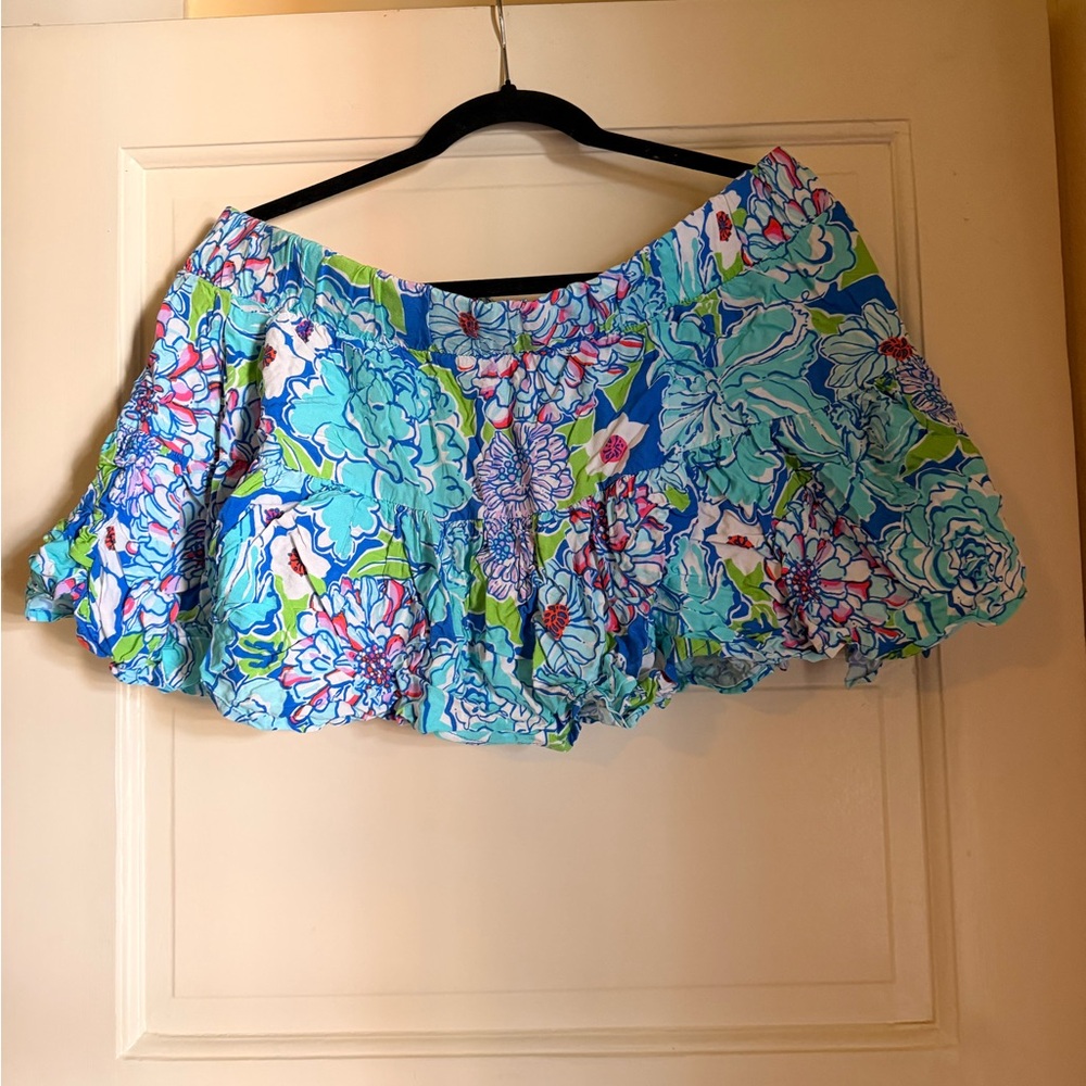 Floral Blue and Green Lily Pulitzer Women's Skirt